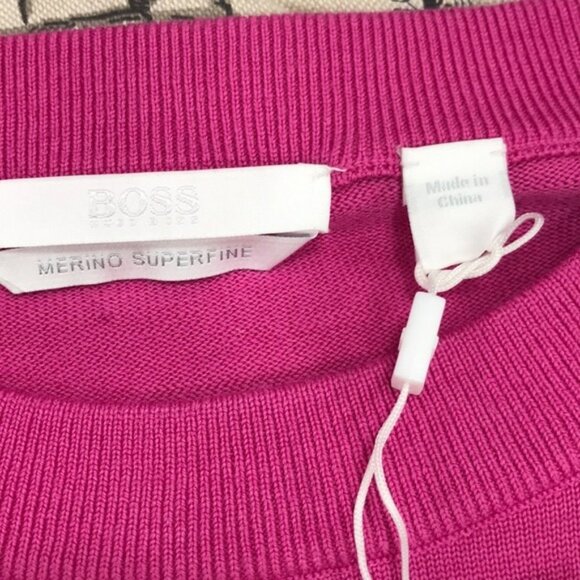 HUGO Boss Fegan Merino Wool Knit Sweater - Picture 4 of 6